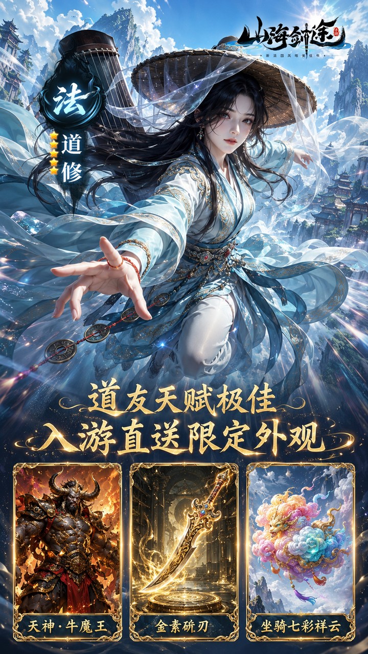 山海剑途（0.1折真充女神集结）宣传图
