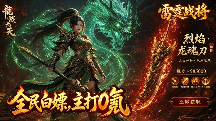 雷霆战将游戏横幅
