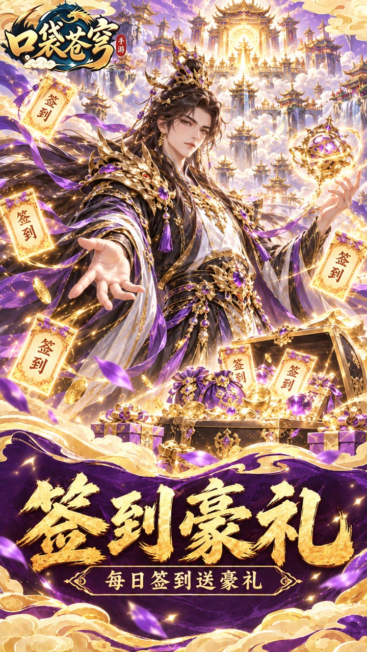 【免费版】口袋苍穹(0.1折天天送648)官网_公益服_变态版下载_礼包截图