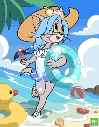《猫和老鼠》沙滩狂欢日系列皮肤全新上线，一起感受盛夏的狂欢吧！