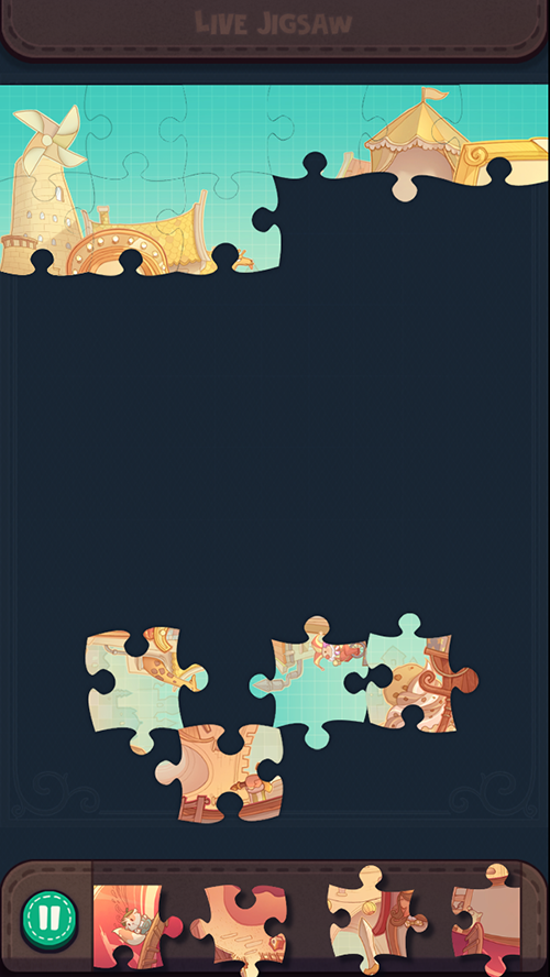 小游戏推荐：《Live Jigsaw》奇妙的拼图历险，音乐，音效与画面的完美结合