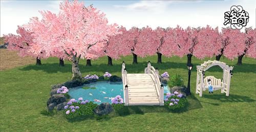 《洛奇》来爱琳世界欣赏樱花缤纷的美景吧