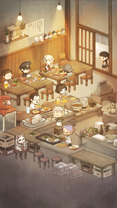 小游戏推荐：《众多回忆的食堂故事》模拟经营游戏，讲述过去温馨食堂记忆