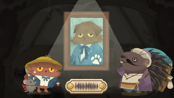 小游戏推荐：《奇喵的画家》感人！猫咪画画赚钱，只为赎回与主人拥有回忆的家具
